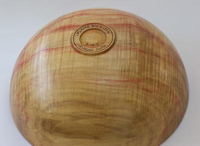Flame Box Elder bowl