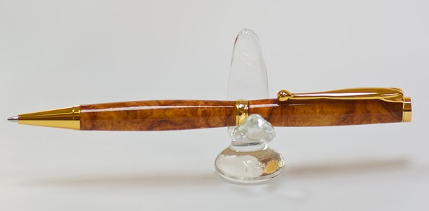 Slimline in Amboyna burl