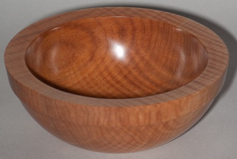Curly maple bowl